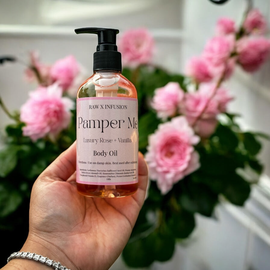 Pamper Me Body Oil (Velvet Rose + Warm Vanilla)