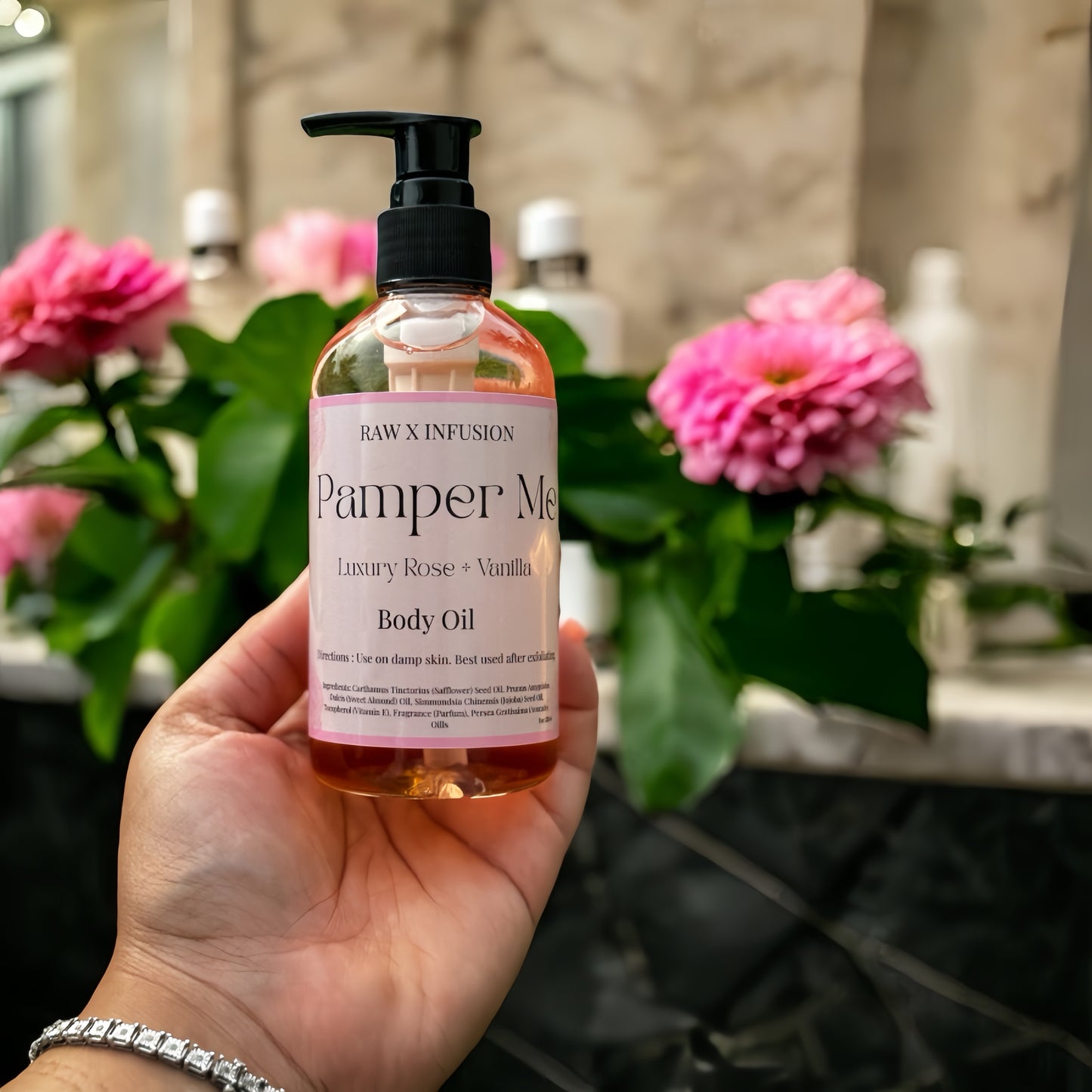 Pamper Me Body Oil (Velvet Rose + Warm Vanilla)